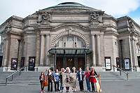 Edinburgh Festival Panel group portrait for the Great Tapestry of Scotland project. Photographed at the Usher Hall in Edinburgh to mark the connection between festival and venue. www.scotlandstapestry.com<br /> <br /> pictures by Alex Hewitt